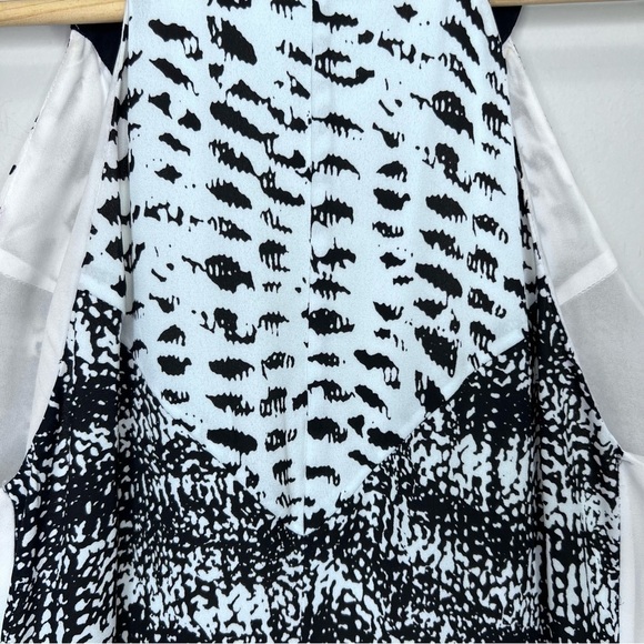Bcbg Maxazria Ava Color Block Printed Dress Size Small - Picture 8 of 14